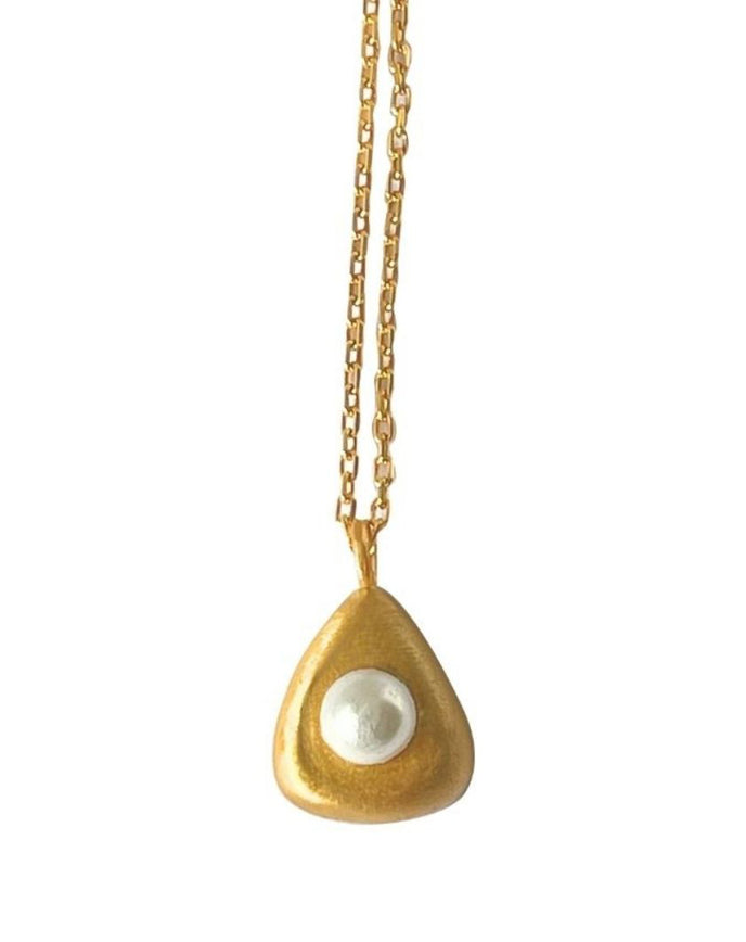 Aura Minimal Pearl Necklace