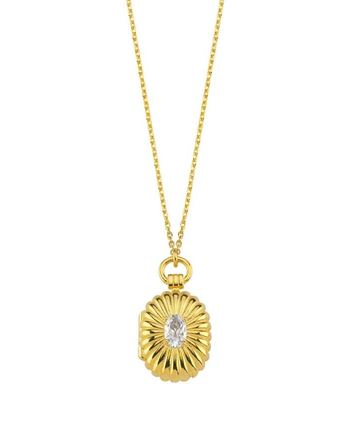 The Mini Gemstone Locket Necklace