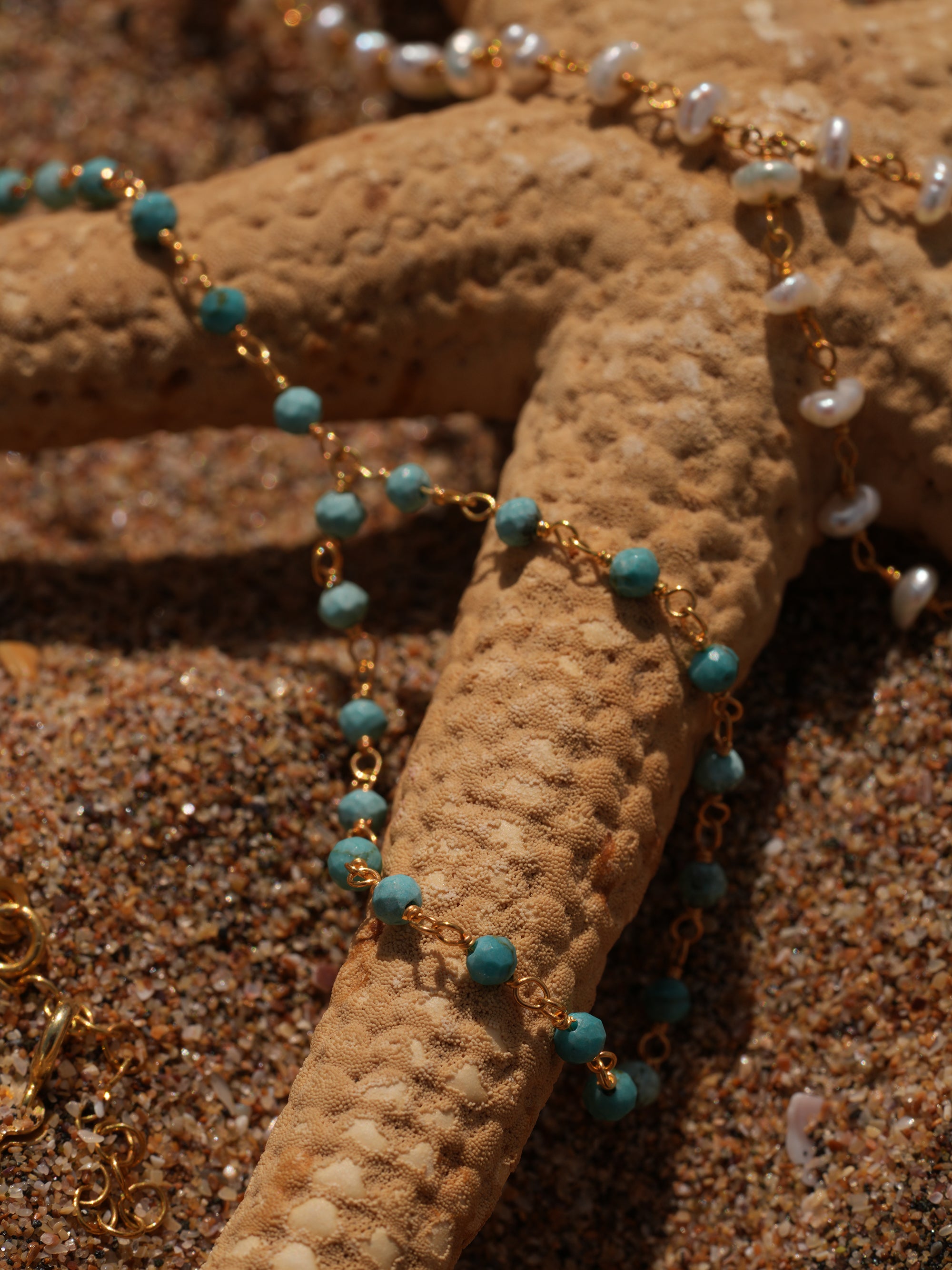 Nomi Turquoise Hand Chain