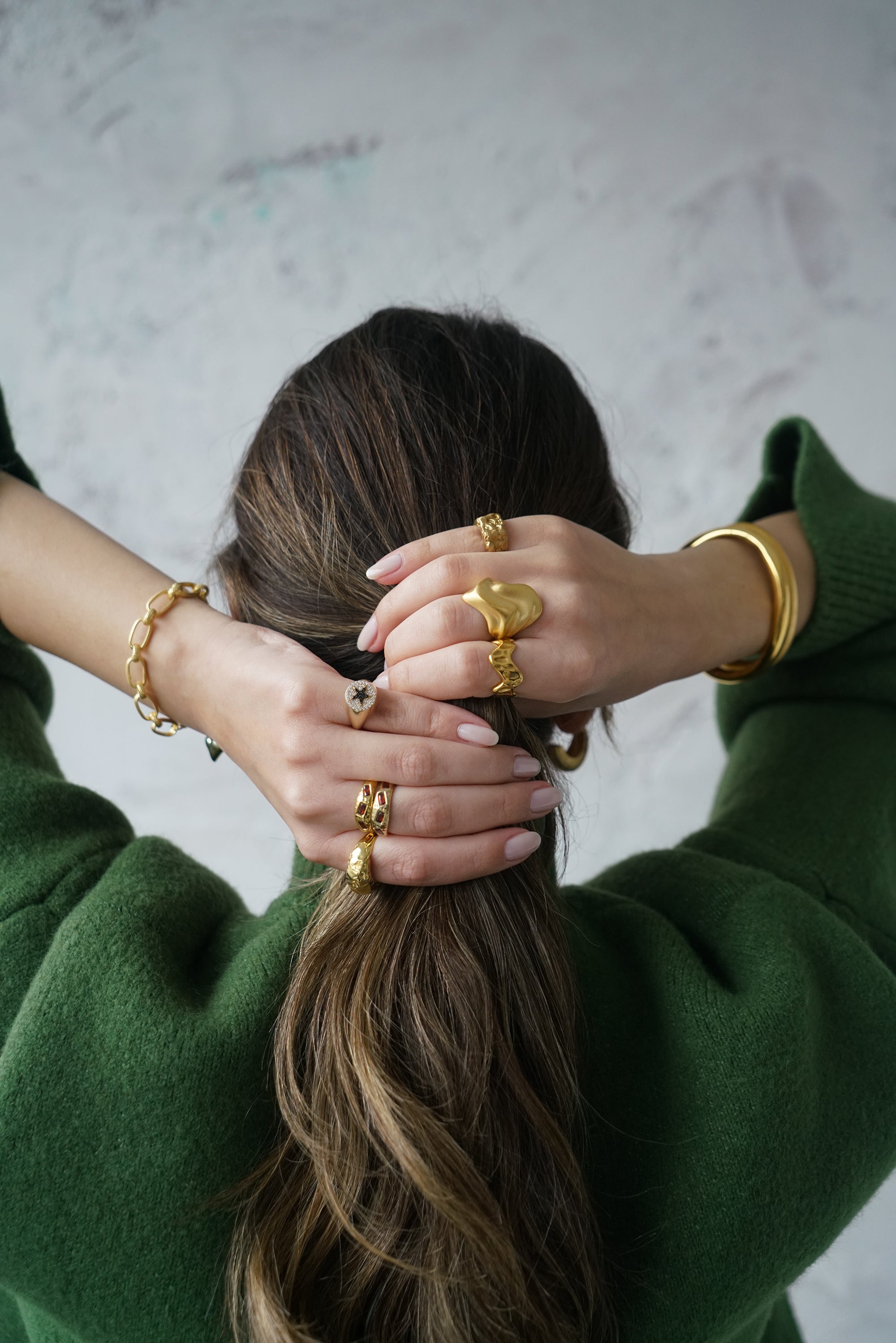 Star Stone Pinky Ring