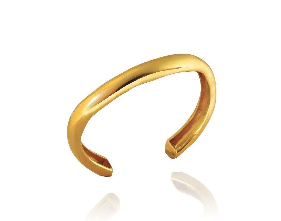 Grel Thick Asymmetric Cuff Bracelet