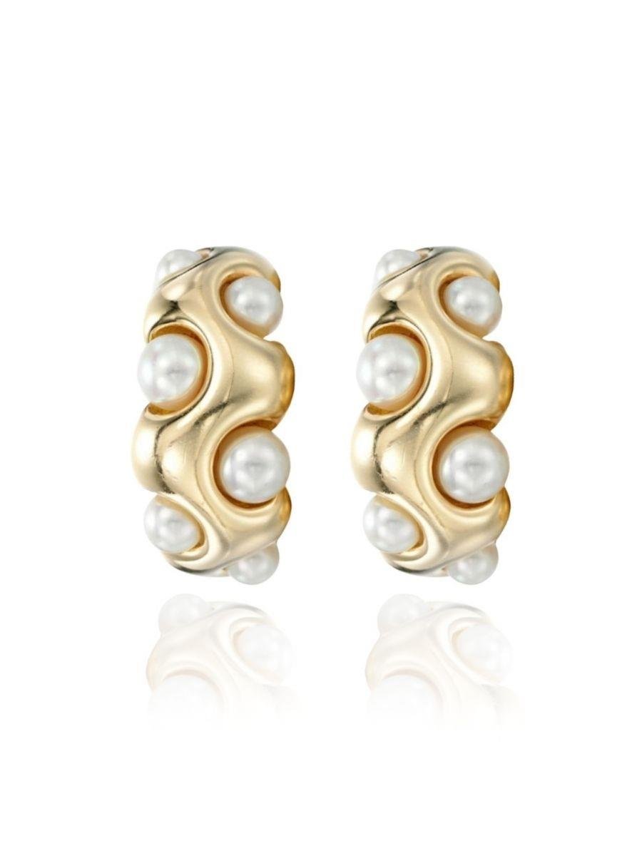 Ayza Pearl Hoop Earrings