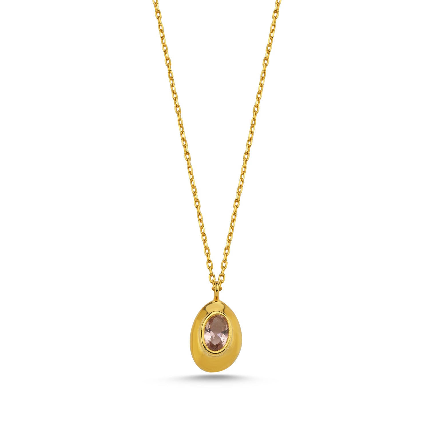 Ella Stone Oval Necklace