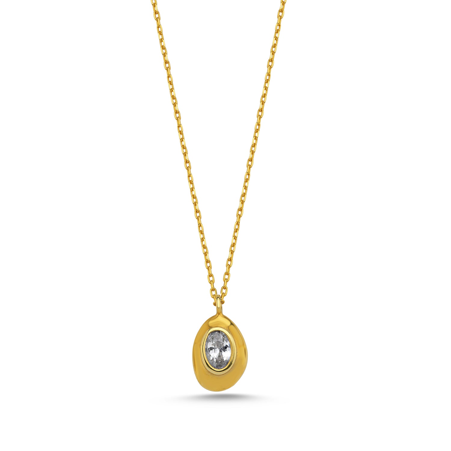 Ella Stone Oval Necklace