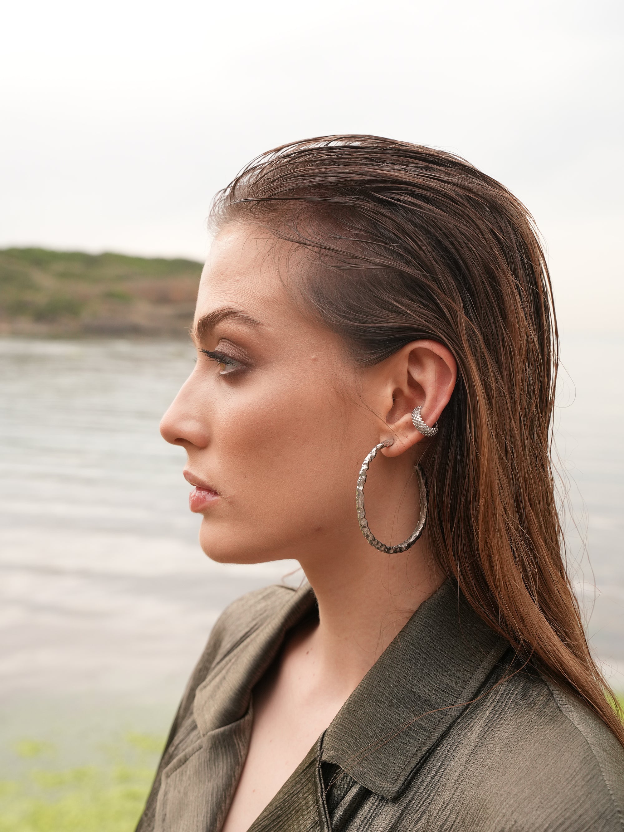 Janet Beaded Cartilage Earrings