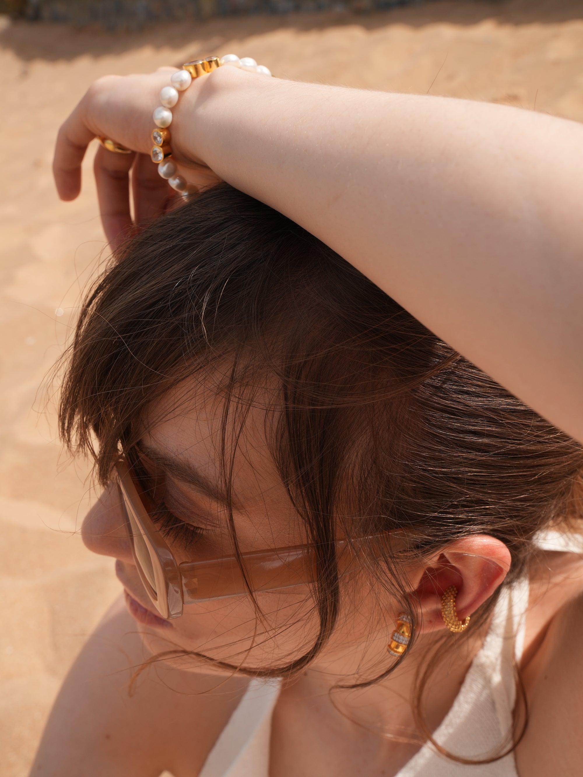 Janet Beaded Cartilage Earrings