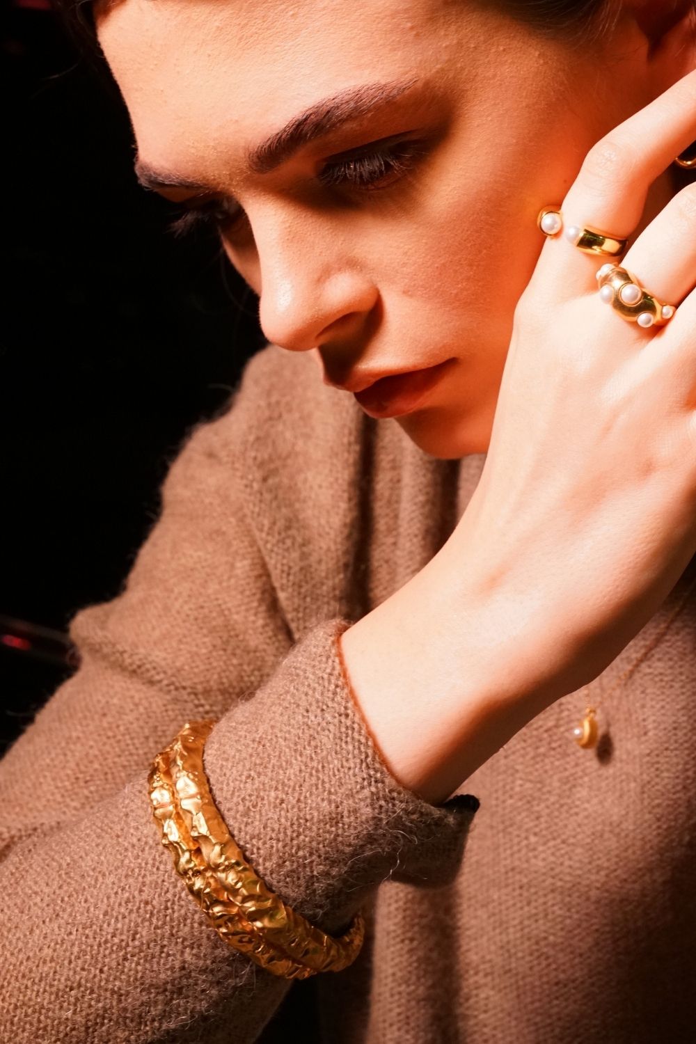 Kety Amorphous Thick Bracelet