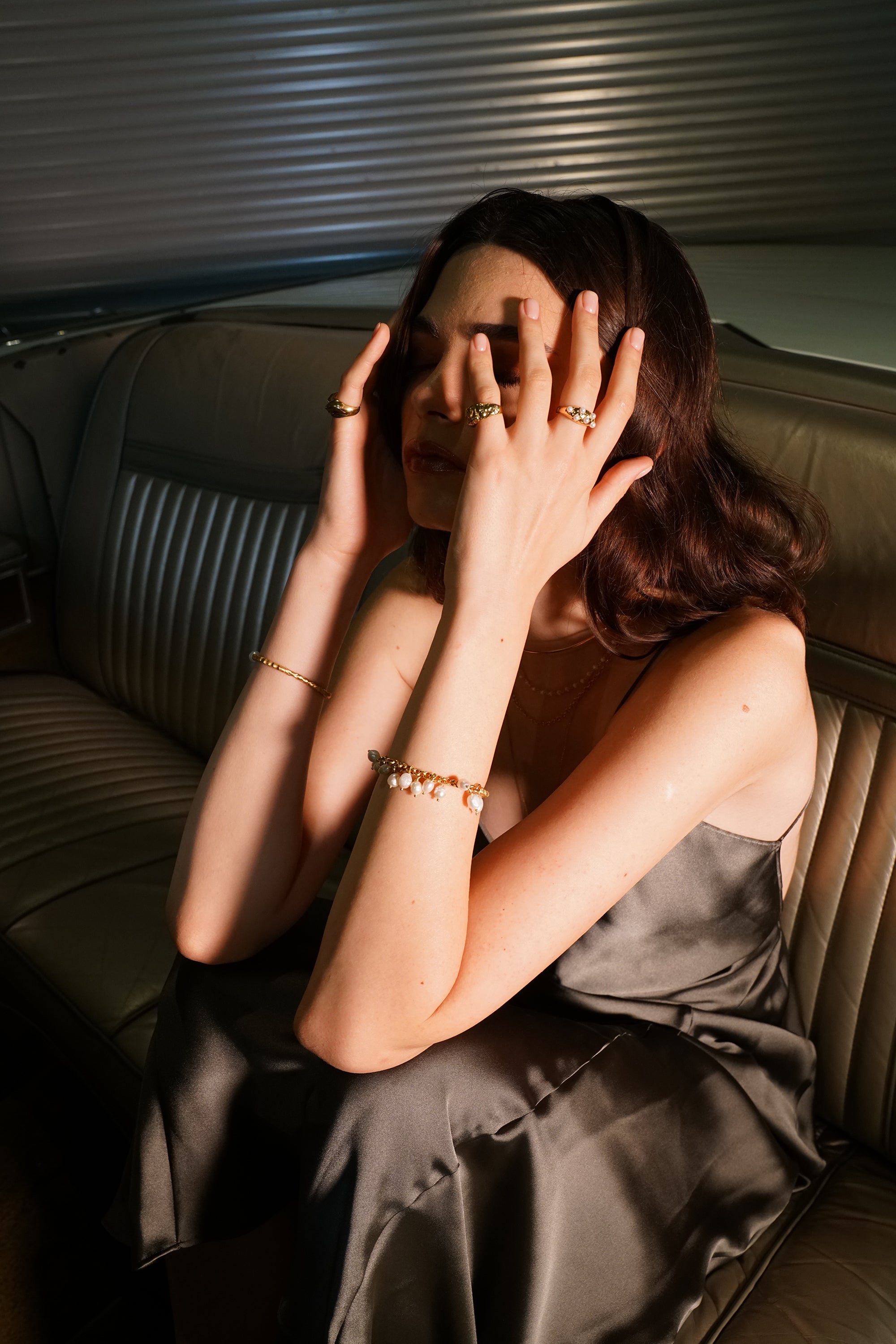 Layda Amorphous Matte Pearl Bracelet
