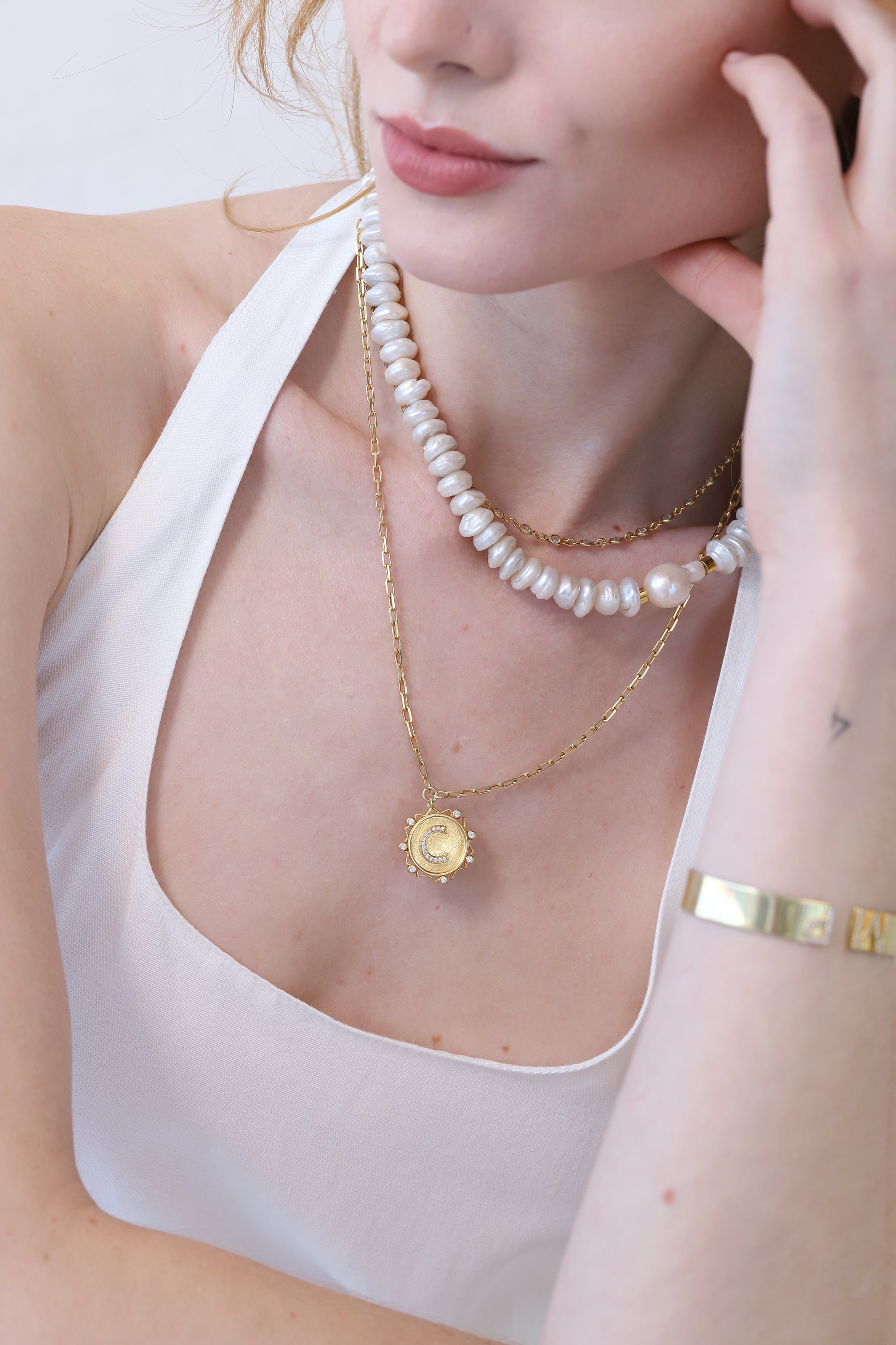 Stela Baroque Pearl Necklace