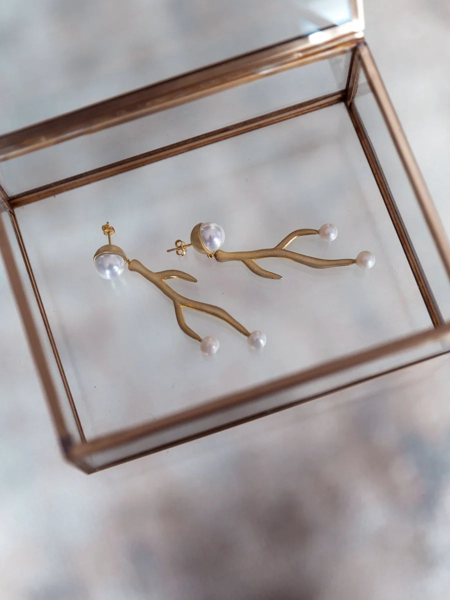 Coral Earrings