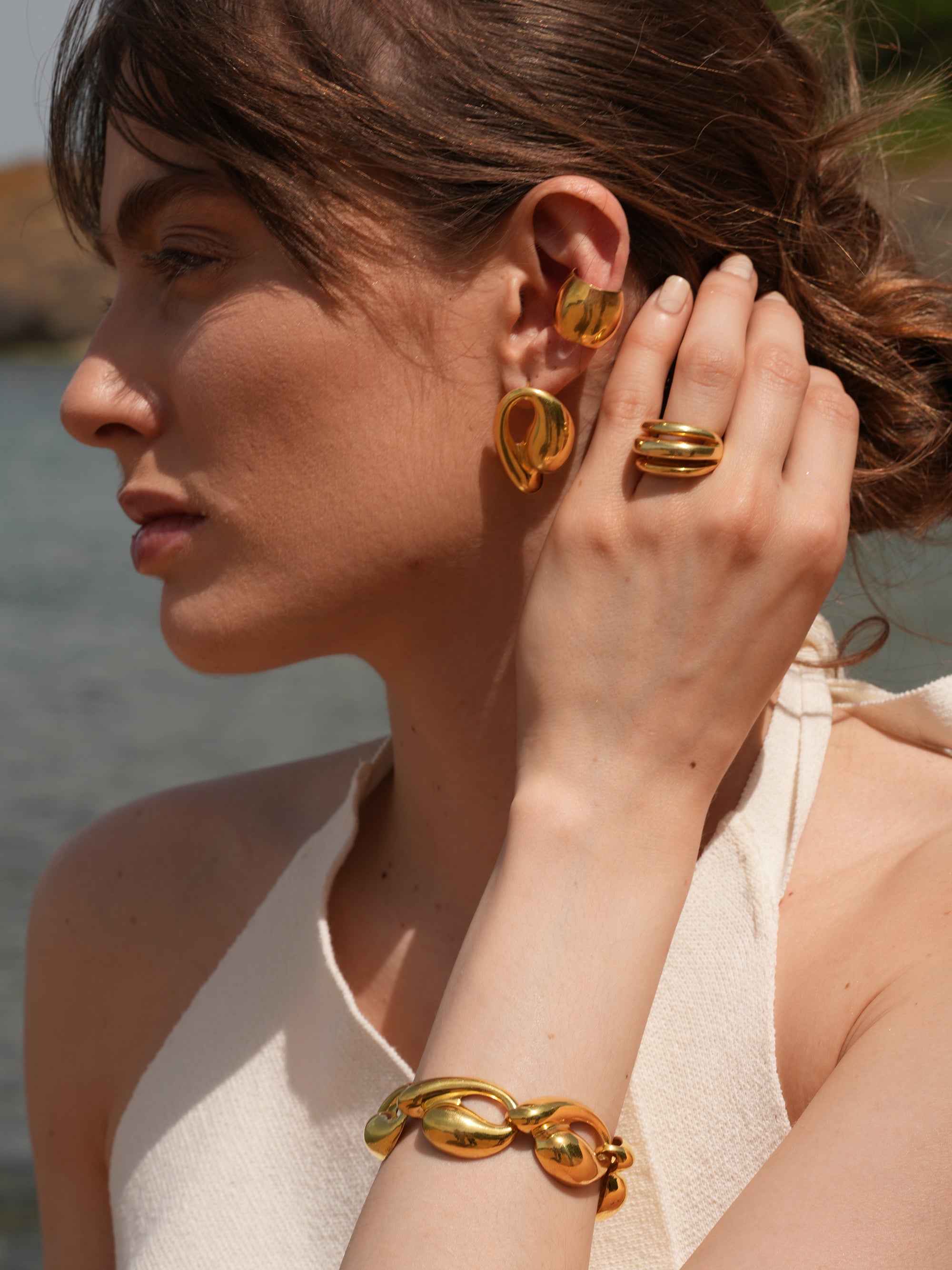 Jeni Large Cartilage Earrings