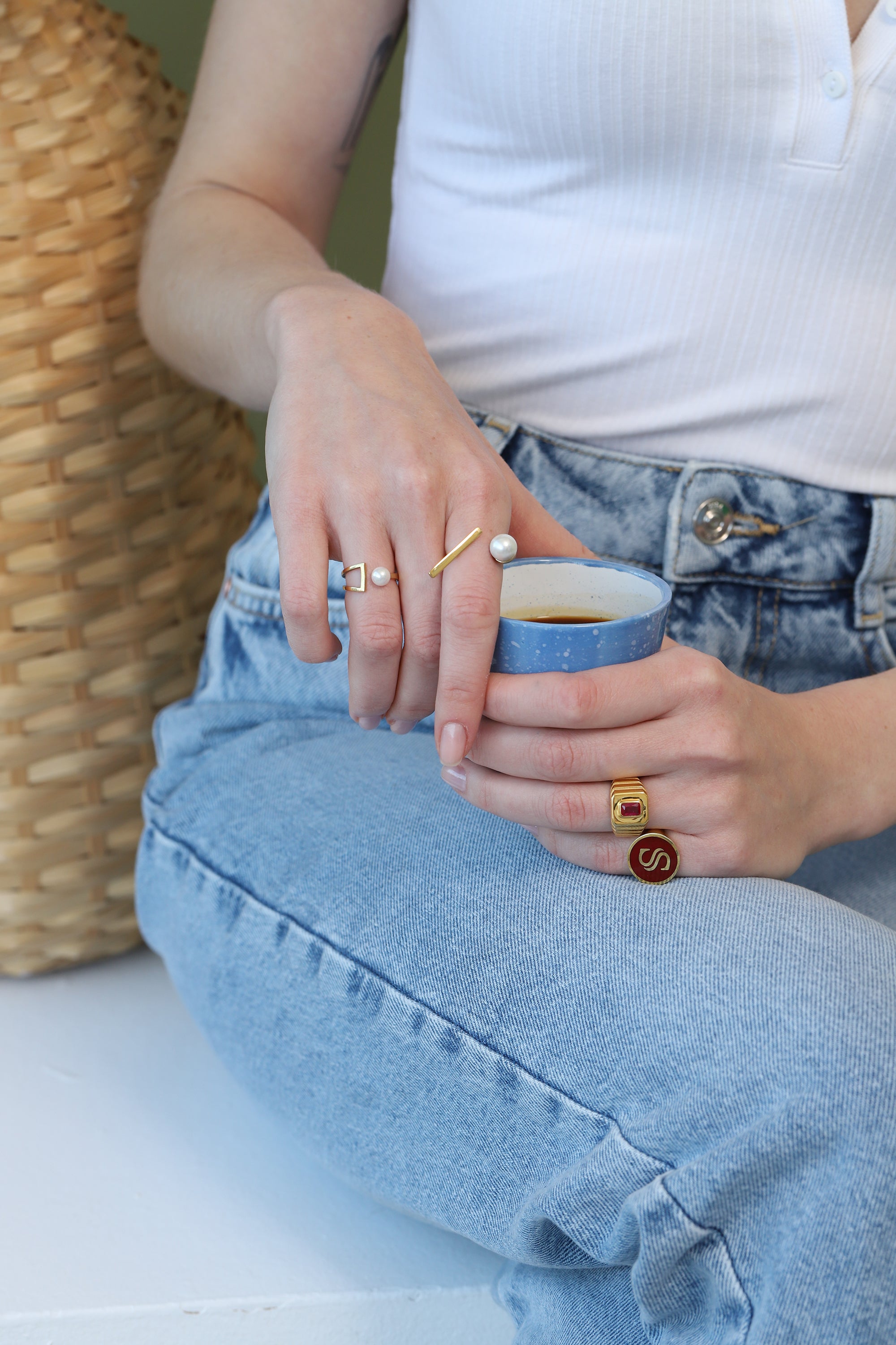 Single Pearl Ring