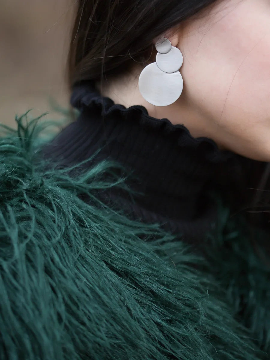 Three Sizes Hoop Earrings