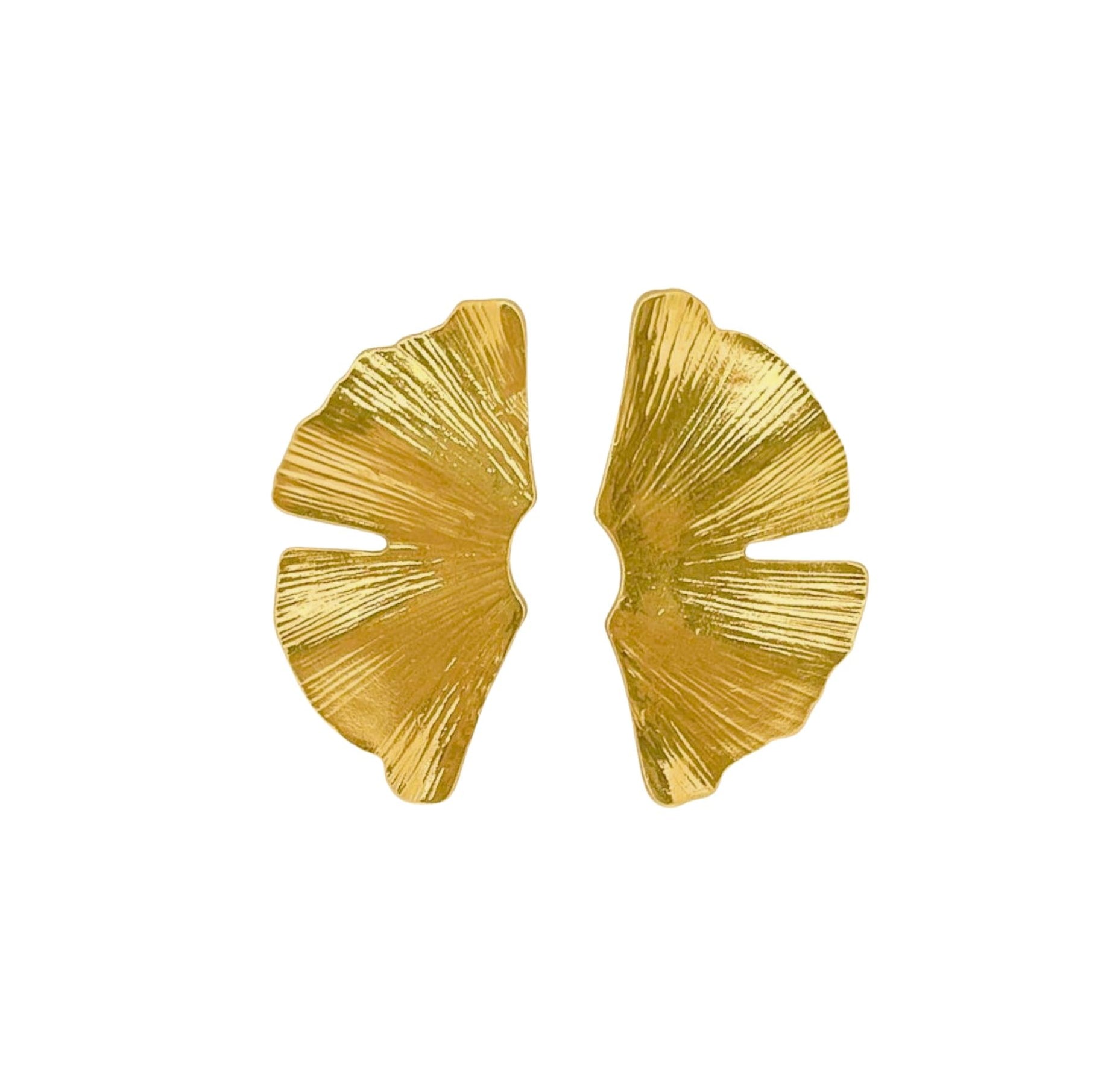 Leta Large Leaf Earrings