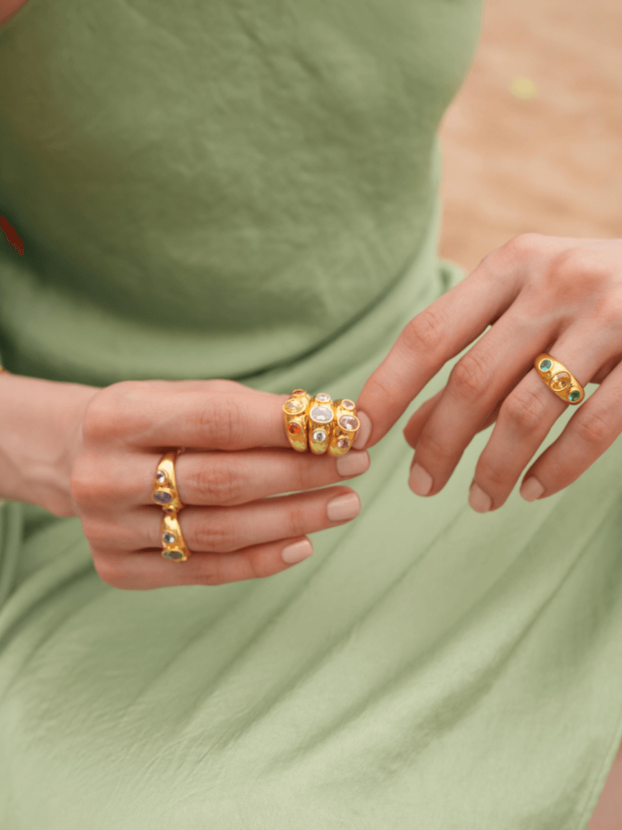 Rosie Colored Stone Ring